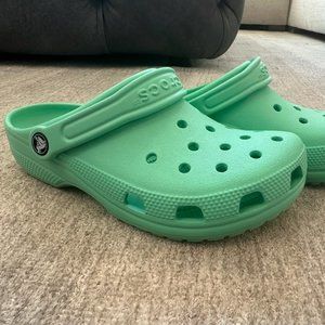Women's Mint Green Crocs - Size 6